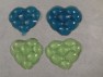 913 Quilted Hearts Chocolate or Hard Candy Lollipop Mold